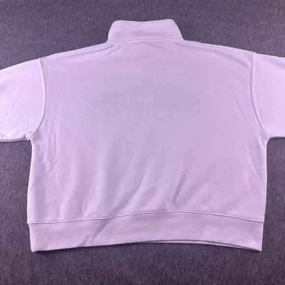 Penn‎ State Women’s XXL Cropped 1/4 Zip White Pullover Hoodie NWOT Embroidered - Picture 10 of 13